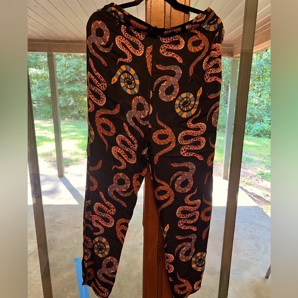 Satin silk pants